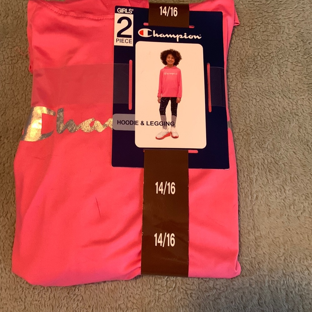 NWT Champion girls 14/16 hoodie and legging set